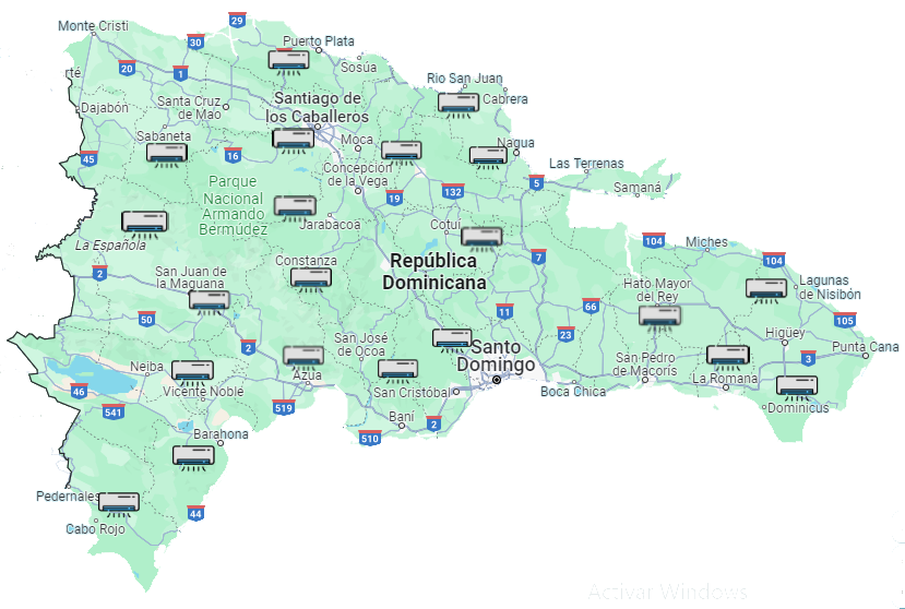 areas de-servicio vigaire republica Domicana