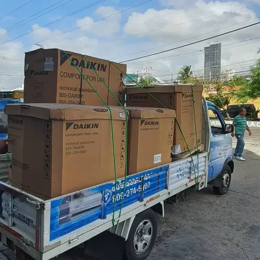 transporte de aire acondicionado